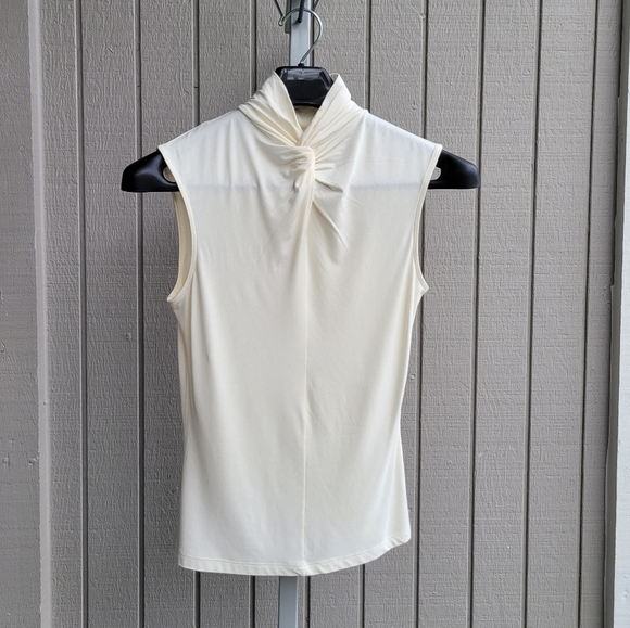 Twist Mockneck Sleeveless Blouse EUC | Women's S Worthington Stretch Y2K… - Picture 11 of 11